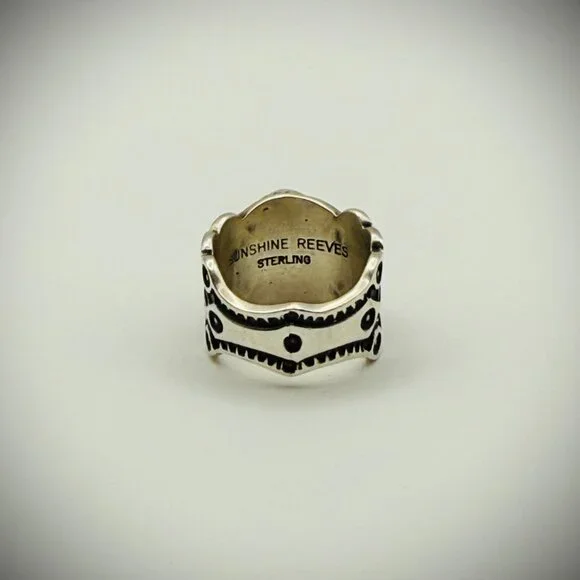 Sunshine Reeves Turquoise Ring – Sterling, 15g - Picture 2 of 5